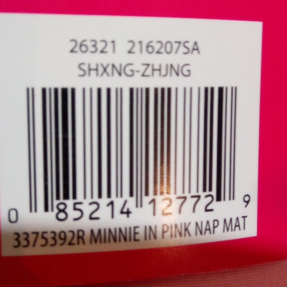 Disney Minnie Mouse Toddler Rolled Nap Mat, Sweet as Minnie NEW - Picture 10 of 10